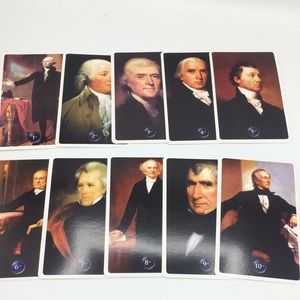 48 cards with images of Presidents P1